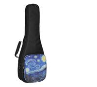 Todikaper Sac pour ukulélé 53/58/66/76 cm en tissu Oxford imperméable léger et portable avec bandoulière Motif étoiles bleues, Voir image, 76 cm