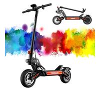 TODIMART S9 Trotinette Electrique Adulte Puissante Batterie 48V 20.8Ah Autonomie 85km Moteur 1000W Trottinette électrique Aventure Travail Tout Terrain Double Suspension Scooter Electrique Adulte