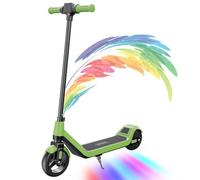 TODIMART T1 Trottinette électrique pour Enfant 6-12 Ans,Vitesse Max 10 km/h,6,5",Trottinette électrique,Lumières LED Colorées,3 Vitesses Réglables,Écran LED,Trottinette Légère Enfant,70kg