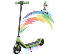 TODIMART T1 Trottinette électrique pour Enfant 6-12 Ans,Vitesse Max 10 km/h,6,5",Trottinette électrique,Lumières LED Colorées,3 Vitesses Réglables,Écran LED,Trottinette Légère Enfant,70kg