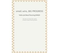 ToDo BINGO/Meal Planning: Small Wins, BIG Progress: Turn your to-do list and meal planning into a game