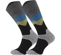 TODO BP Chaussettes de randonnée en laine mérinos pour homme, femme, enfant. Chaussettes de trekking en laine mérinos respirantes, anti-ampoules - Production UE, 47-50
