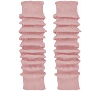 TODO Chaudes Stulpen pour Femmes avec Laine - Douces, Flexibles. Beinstulpen en Laine pour l'Hiver, quand il fait Froid - Jambières pour Femmes, rose clair, S/M - unterhalb des Knies