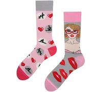 TODO Chaussettes amusantes à motif, multicolores, pour exprimer sa joie de vivre, 43-46
