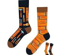 TODO Chaussettes amusantes avec motif, multicolores, colorées, loufoques pour exprimer sa joie de vivre, XL