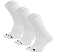TODO Chaussettes de cyclisme pour homme et femme - Respirantes - Chaussettes de cyclisme pour homme et femme, 3 x blancs, Large