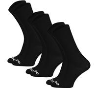 TODO Chaussettes de cyclisme pour homme et femme - Respirantes - Chaussettes de vélo pour homme - Avec motif - Chaussettes de course, 3 x noir., 39-42