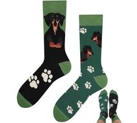 TODO Colours Chaussettes amusantes avec motif - Multicolores, colorées, folles pour la joie de vivre, 35-38