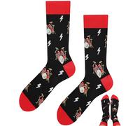 TODO Colours Chaussettes amusantes avec motif - Multicolores, colorées, folles pour la joie de vivre, 43-46