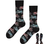 TODO Colours Chaussettes amusantes avec motif - Multicolores, folles pour la joie de vivre, Chaussettes de moto, 39-42