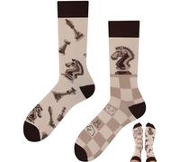 TODO Colours Chaussettes amusantes avec motif - Multicolores, folles pour la joie de vivre, Échecs, 39-42