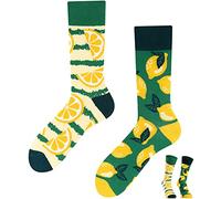 TODO COLOURS Chaussettes Mottif - Citron Limonade - Fantaisie, Humour, Homme, Femme, Chaussettes Couleur - fruits, vitamines, citron vert, citron (43-46, Citron Limonade)