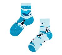 TODO Colours Pingouin Chaussettes pour enfants - Motif pingouins Kids - Chaussettes colorées amusantes pour filles, garçons, tout-petits - Multicolore - 27-30