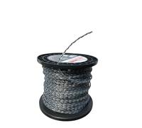 Todo Cultivo Fil débroussailleuse en nylon tressé bi-composant professionnel 4 mm x 50 mètres. A.Cyclone hélicoïdal