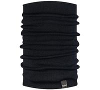 TODO Echarpe chaude pour l'hiver, 100% laine Mérinos. Cache-cou en laine naturelle, confortable et respirant pour femmes et hommes - Noir