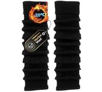TODO Jambières en laine chaude pour femme - au genou. Doux, flexible. Chauffe les jambes pour l'hiver quand il fait froid, taille unique