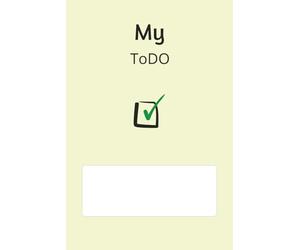 ToDo List Notebook: Todo list notebook for daily planning with date, day, title and remarks entry options | 6in x 9in | 50 Pages | best for home, school, office and personal use