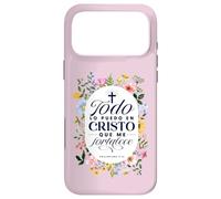 Todo Lo Puedo en Cristo Que Me Fortalece Bible en Espanol Coque pour iPhone 17 Pro Max
