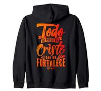 Todo Lo Puedo en Cristo Que Me Fortalece Christian Faith Sweat à Capuche