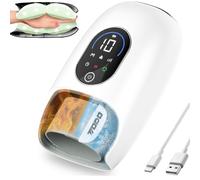 TODO Masseur de Main À Écran Tactile avec 6 Modes & Niveaux d'intensité, Masseur électrique avec Refroidissement par Ventilateur, Chaleur et Compression, Massage des Poignets pour Soulager L'arthrite