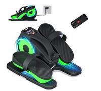 TODO Mini Vélo Elliptique Électrique, Pedalier avec Télécommande, Écran LCD et Tapis Antidérapant, Appareil Elliptique Portable pour Séniors et Adultes, 1-12 Vitesse Réglable