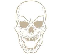 TODO-STENCIL Pochoir Aerografia Crâne 027 Dimensions extérieures : 20 x 30 Dimensions intérieures design 15 x 25 cm
