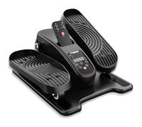 TODO Velo Elliptique Électrique, Ultra Silencieux Mini Vélo Elliptique avec 12 Vitesses Réglables, Pedalier Bureau pour Seniors et Adultes, Télécommande, Écran LCD et Auto/Manuel Mode