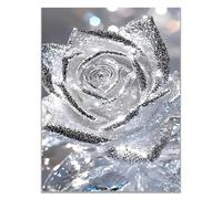 TODOAA Moderne Boho Plante Affiche Decoration Murale Belle peinture florale Tableau Esthétique Images Murales pour la Maison, Bureau, Salon, Chambre(Blanc)-40x60cm Sans cadre