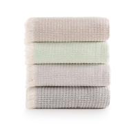 Todocama - Couverture en Coton Extra Douce avec Motif Gaufre, Couvre-lit Multifonction Four Seasons pour canapé, lit, Housse décorative et Couverture écharpe (Gris Foncé, 180x260cm).