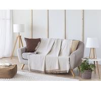 Todocama - Couvre-lit Classique Multifonction fabriqué en Espagne (230 x 260 cm, Beige Sable)