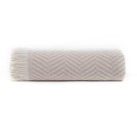 Todocama Couvre-lit Multifonction fabriqué en Espagne, à Chevrons (180 x 260 cm, Beige Sable)