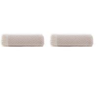 Todocama Couvre-lit Multifonction fabriqué en Espagne, à Chevrons (180 x 260 cm, Beige Sable) (Lot de 2)