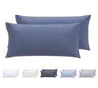 Todocama Lot de 2 taies d'oreiller hypoallergéniques en Microfibre Extra Douce