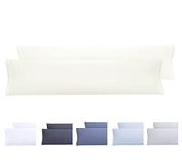 Todocama Lot de 2 taies d'oreiller hypoallergéniques en Microfibre Extra Douce