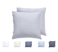 Todocama Lot de 2 taies d'oreiller hypoallergéniques en Microfibre Extra Douce
