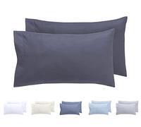 Todocama Lot de 2 taies d'oreiller hypoallergéniques en Microfibre Extra Douce