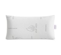 Todocama Oreiller viscoélastique en aloès Vera, Noyau Compact viscoélastique pour Le col et Le Cou, fermeté Moyenne-élevée, Double Fermeture éclair (75 cm).