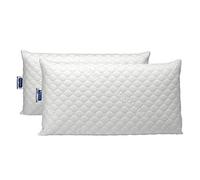 Todocama Oreiller viscoélastique viscoélastique avec Flocons 100% viscoélastiques. Tissu Strech Viscogel. Fermeté Moyenne. (Toutes Les Tailles Disponibles). Lot de 2 x 70 cm.