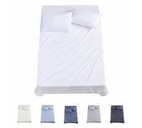 Todocama Underzy 3001 Parure de lit 4 pièces avec Drap-Housse et 2 taies d'oreiller