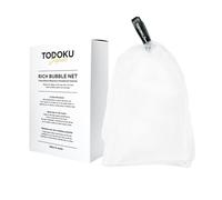 TODOKU JAPAN Rich Bubble Face Wash Soap Net, 4 Layer Mesh, Marshmallow Whip Maker (BLACK, One Size)