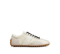 Tod's - Baskets à lacets avec détails de surpiqûres - Femme - Chaussures - Beige - Taille: 36 1/2 EU