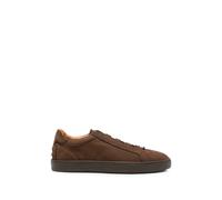 Tod's - Basses 04L en Nubuck - Homme - Chaussures - Brun - Taille: 43 1/2 EU