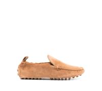 Tod's - Chaussures Plates Camel avec Semelle en Caoutchouc - Femme - Chaussures - Brun - Taille: 36 EU