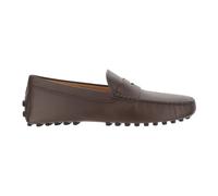 Tod's, Homme, Chaussures, Brun, Taille: 41 1/2 EU Mocassins en cuir faits main avec détail logo