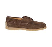 Tod's - Mocassin Bateau en Daim - Homme - Chaussures - Brun - Taille: 39 1/2 EU