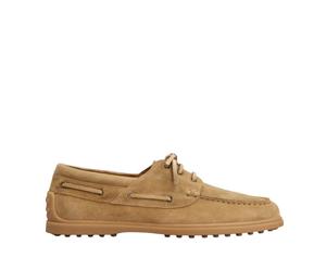 Tod's - Mocassin bateau en daim - Homme - Chaussures - Brun - Taille: 44 EU