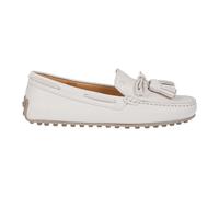 Tod's - Mocassin en cuir beige coutures faites main - Femme - Chaussures - Brun - Taille: 37 EU