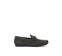 Tod's - Mocassin en Cuir City Gommino Anthracite - Homme - Chaussures - Gris - Taille: 41 1/2 EU