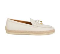 Tod's - Mocassin en cuir - Femme - Chaussures - Blanc - Taille: 38 EU
