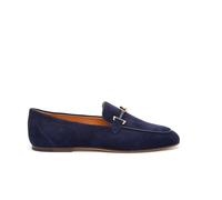 Tod's - Mocassin en daim bleu - Femme - Chaussures - Bleu - Taille: 37 1/2 EU